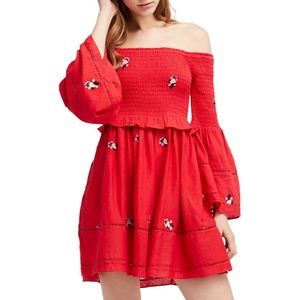 Free People Embroidered Dress